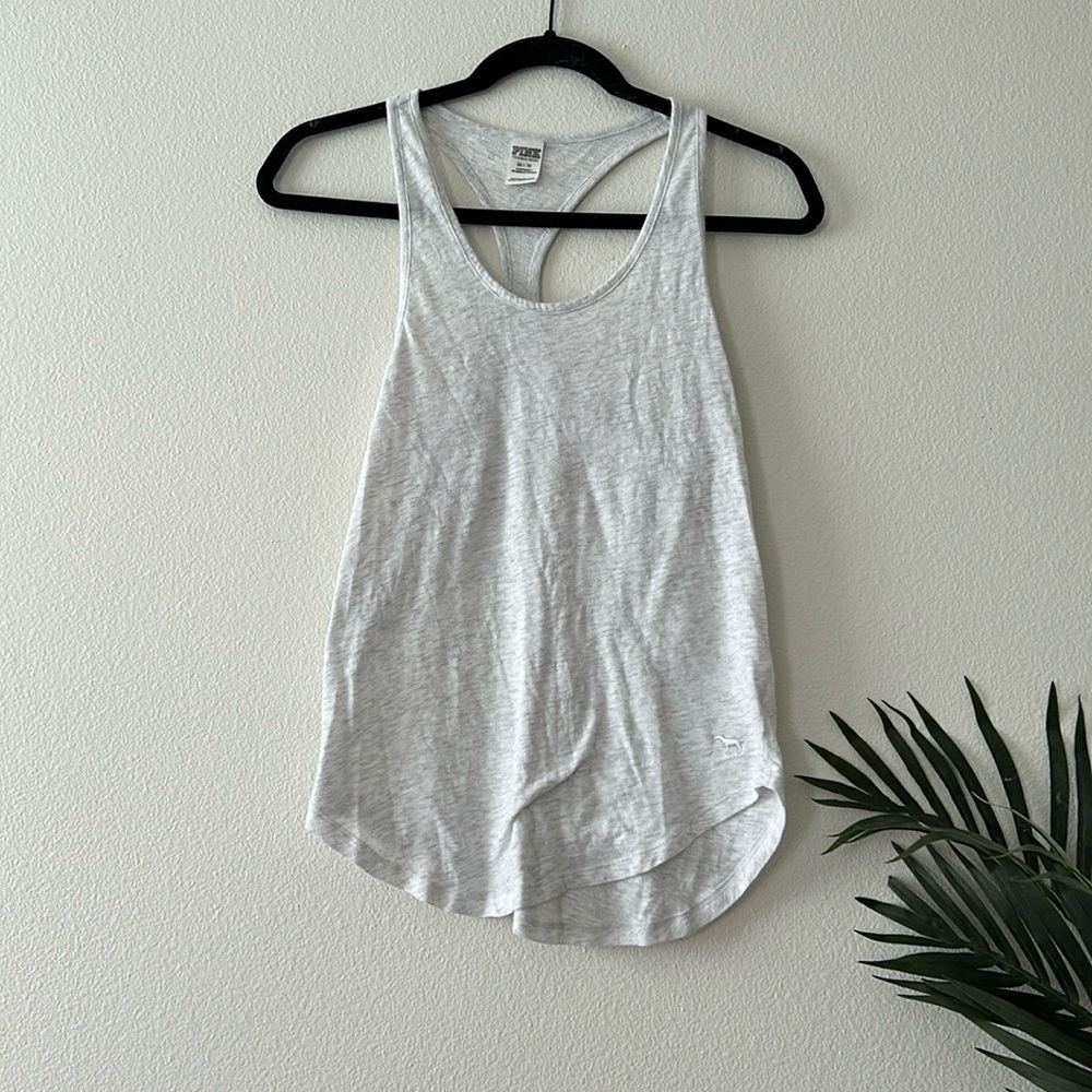 VS Pink Racerback Tank Top